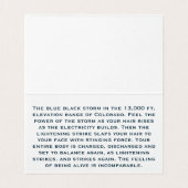 I Am The Storm Amaging Storyおもしろいカード (内部フラット)