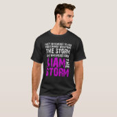I Am The Storm Domestic Violence Awareness Purple  Tシャツ (正面フル)