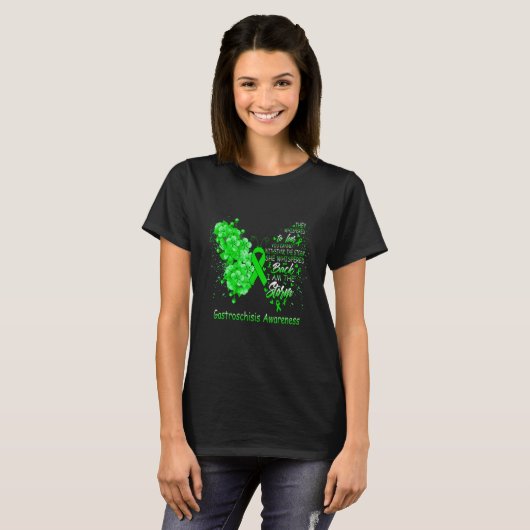 I Am The Storm Gastroschisis Awareness Butterfly Tシャツ (正面フル)