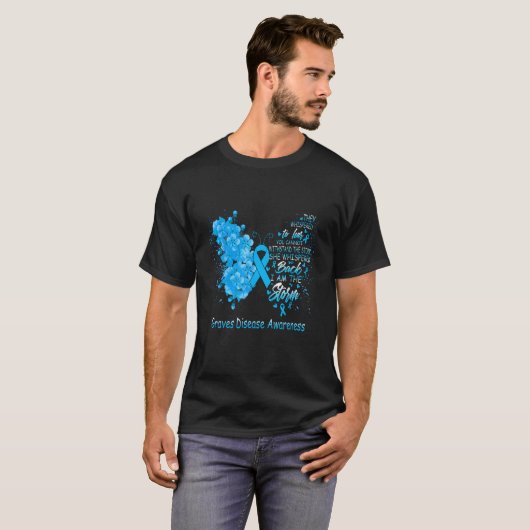 I Am The Storm Graves Disease Awareness Butterfly Tシャツ (正面フル)