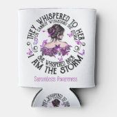 I Am The Storm Sarcoidosis Awareness 缶クーラー (正面)