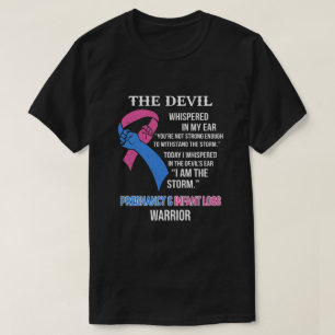 I Am The Storm Support Pregnent Loss Awerの縮約乳児 Tシャツ