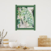 I am the Vine Scripture art ポスター (キッチン)