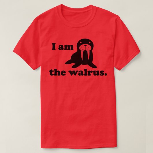 I Am The Walrus Tシャツ (デザイン正面)