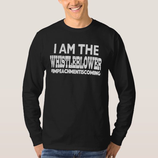 I am the whistleblower fake spy iamthewhistleblowe tシャツ (正面)