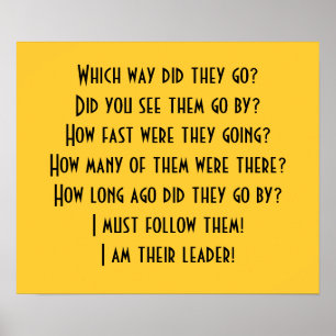 I am their leader! Poster ポスター