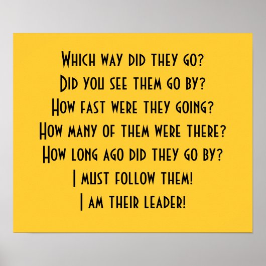 I am their leader! Poster ポスター (正面)