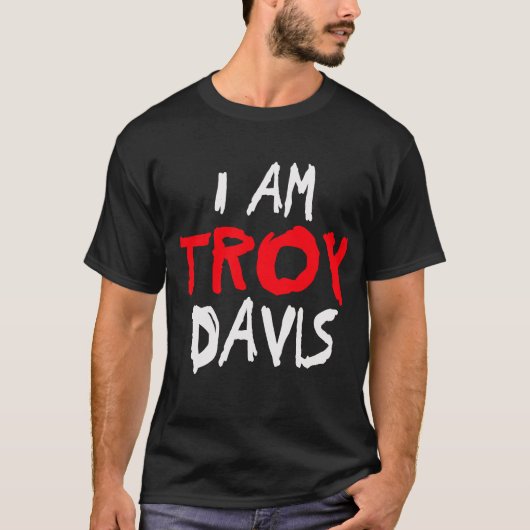 I Am Troy Davis -- Tシャツ (正面)