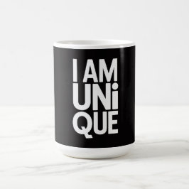 I am unique コーヒーマグカップ