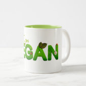 I am Vegan Golf Club Cover ツートーンマグカップ (正面右)