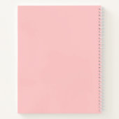 I Am Very Busy Pink Spiral Notebook ノートブック (裏面)