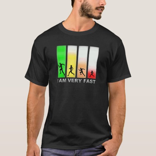 I Am Very Fast Tシャツ (正面)