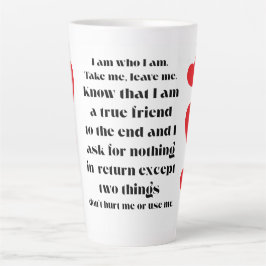 I Am Who I am コレクション カフェラテマグ