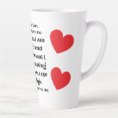 I Am Who I am collection. カフェラテマグ (右)