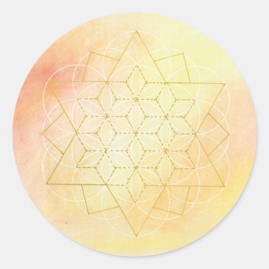 I AM WHOLE  sticker ラウンドシール (正面)