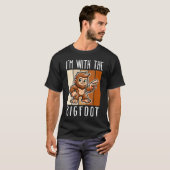 I Am With The Bigfoot Tシャツ (正面フル)