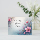 I Am Worthy of the Goals I Pursue Affirmation ポストカード (スタンド正面)