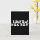 I Ap生き延び音楽おもしろい理論Ap Examination Qu カード (黄色い花)