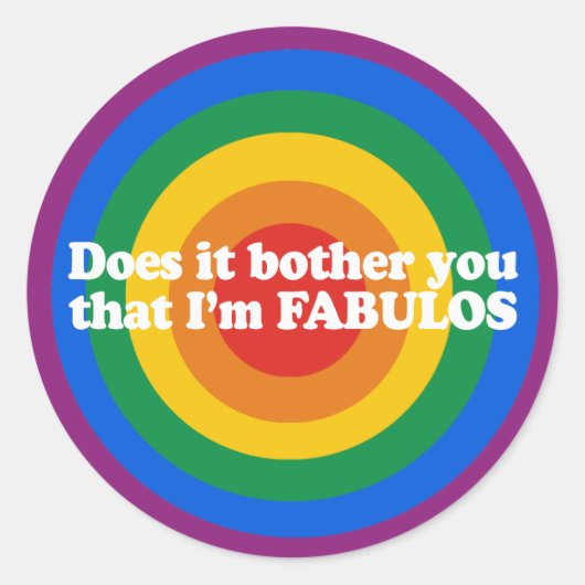 I'm素晴らしいバンパーSは気に入らない ラウンドシール (正面)