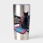 I are programmer, I make computer BEEP BOOP BEEP 保温保冷タンブラー (背面)