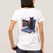 I are programmer, I make computer BEEP BOOP BEEP Tシャツ (裏面)