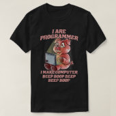 I Are Programmer Pig Farm Farmer IT Nerd Software Tシャツ (デザイン正面)