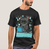 I Are Programmer Whimsical Cat Developer Graphic Tシャツ (正面)