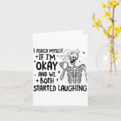 I Asked Myself If I'm Okay And We Both Started Lau カード (黄色い花)