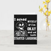 I Asked Myself If I'm Okay And We Both Started Lau カード (黄色い花)