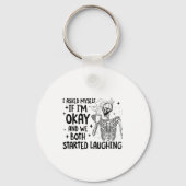 I Asked Myself If I'm Okay And We Both Started Lau キーホルダー (正面)