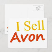 I Avon White Background ポストカード (正面/裏面)