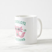 I Axolotlおもしろい質問Pun コーヒーマグカップ (正面右)