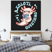 I Axolotlの質問 キャンバスプリント (インサイチュ (寝室))