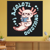 I Axolotlの質問 キャンバスプリント (インサイチュ (リビング))