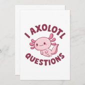 I Axolotlの質問 サンキューカード (正面/裏面)