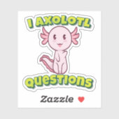 I Axolotlの質問 シール (シート)