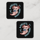 I Axolotlの質問 スクエア名刺 (正面/裏面)