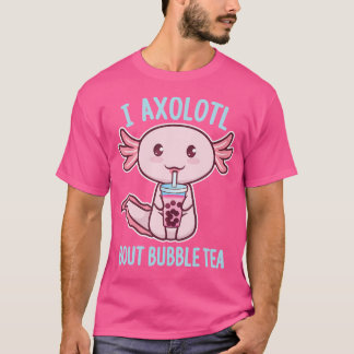 I AxolotlバブルティーのかわいいおもしろいSに関する質問 Tシャツ