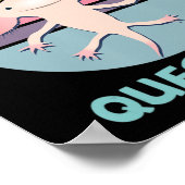 I Axolotl質問かわいいAnime Axolotl Gift Adul ポスター (角)