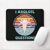 I Axolotl質問かわいいAnime Axolotl Gift Adul マウスパッド (マウス)
