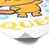 I Axolotl質問クラシック ポスター (角)