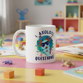 I Axolotl質問、かわいいAxolotl引用文 コーヒーマグカップ