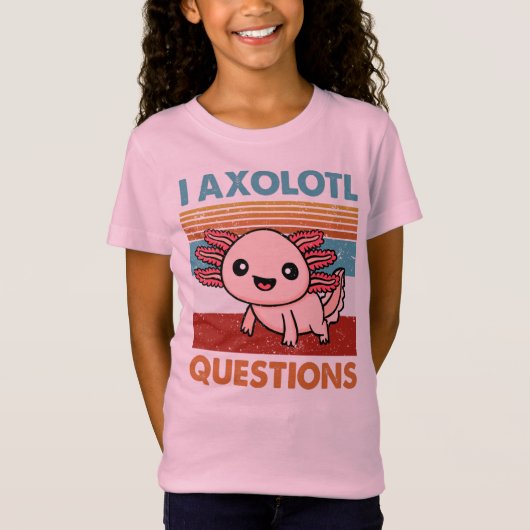 I Axolotl質問、Axolotl恋人ギフト Tシャツ (正面)