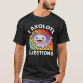 I Axolotl質問S子供Axolotl衣装かわいいAx Tシャツ (正面)