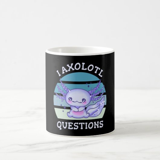I axolotl questions コーヒーマグカップ (中央)