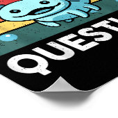 I Axolotl Questions Funny Kids  ポスター (角)