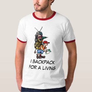 I backpackforカスタマイズ生活- tシャツ