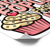 I Bake Because Punching People Is Frowned Un Baker ポスター (角)