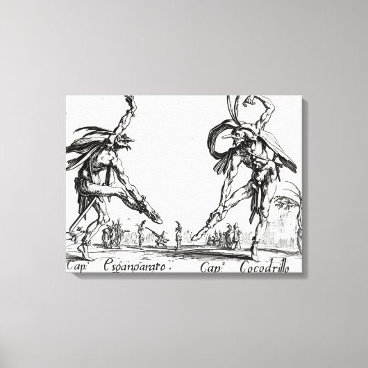 I Balli de SpessaneiまたはLe Grande Chasse キャンバスプリント (正面)