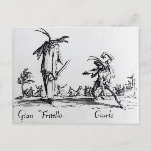 I Balli de SpessaneiまたはLe Grande Chasse ポストカード (正面)